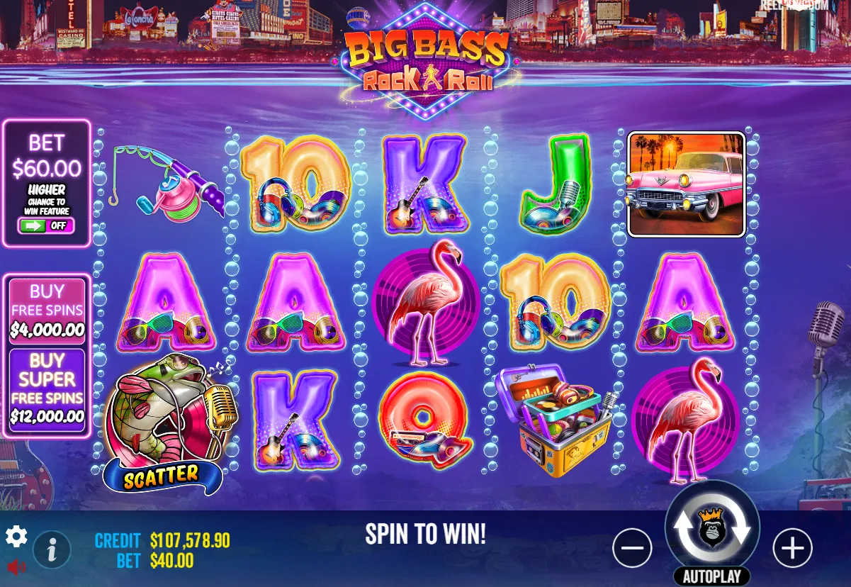 Big Bass Rock and Roll Enhanced RTP demo